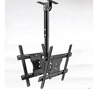 Universal TV Stand Dual Sided Ceiling TV Mount, Adjustable Height Telescoping Tilt and Swivel, Fits Most 32-75inch LED TVs, Metal Expansion Screw Fixing TV Mount TV Stand