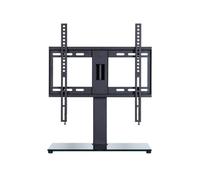 Universal TV Stand for 32-60 Inch TVs Adjustable Height 90° Swivel Tempered Glass Base Supports Up to 35kg Stable TV Tabletop Pedestal Mount