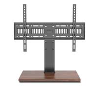 Universal TV Stand for 32"-80" LCD LED TVs, Height Adjustable, Max 154lbs Load, Stylish Density Board Base, Easy Assembly