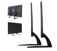 Universal Tv Stand For Tv 32"-70" Height Adjustable Metal Tv Stand,3 Steps X 60Mm Height Adjustment,For Fix Flat Led/Lcd Tv Screen Or Monitor Tightly