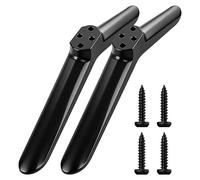Universal TV Stand Legs, ABS Non-Slip Base Pedestal TV Feet 32-55 Inch, Replacement Base Pedestal with Screws, Compatible with Samsung, LG, TCL, Hisense TV, Black