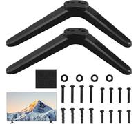 Universal TV Stand Legs, TV Base Pedestal Feet,Table Desk Pedestal TV Legs for TCL TV Stand Mount TVs Table Desk with Screws for TCL Roku 32 40 49 50 55 Inch Screws