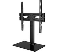 Universal TV Stand Mount for 32 55 Inch Ultra Slim TVs Multifunctional Tabletop Design with Cable Management Non Slip Feet Supports Up to 99 lbs Perfect TV Mount Solution