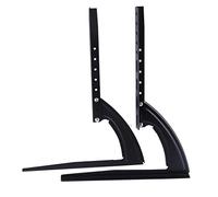 Universal TV Stand Mount with Black Steel Bracket for Flat LED LCD TVs - Tabletop Holder