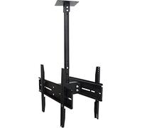 Universal TV Stand Multifunction Dual Screen Ceiling TV Mount Bracket, Fits Most 32-55inch LED Plasma Monitor Flat Panel Screen Display, Holds Up to 99lb TV Mount TV Stan