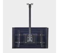 Universal TV Stand Multifunction TV Ceiling Mount, Adjustable Swivel & Tilting Bracket for 43-80" TVs, Max Load 80kg, Two Installation Methods(2.6m)