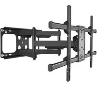 Universal TV Stand Multifunction TV Wall Bracket Swivels Tilts, Full Motion for Most 48-90 Inch TVs, Holds Up to 60kg, 800x400mm TV Mount TV Stand