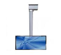 Universal TV Stand Television Stands Mobile TV Cart For 40-86 Inch LCD LED Screen TVs Up To 176 Lbs, Height Adjustable Rolling Floor Stand With Wheels TV Stands,One Color-35.4inch