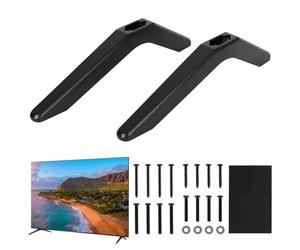 Universal TV Stand, TV Base Stand, TV Stand for Most LCD LED TVs from 32 to 75 Inches, TV Bracket with Screws Set Smart for S-a-m-s-u-n-g, T-C-L, H-i-s-e-n-s-e, S-o-n-y, L-G