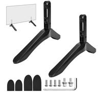 Universal TV Stand Universal Base Stand for TV Universal TV Stand Legs Replacement for Smart TV Replacement Legs for TV Legs TV Holder TV Base Feet with Screw TV Mounts