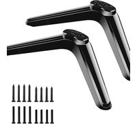 Universal TV Stand Upgrade Compatibility Stable Safe Space Saving Convenient Installation Thickened Steel Structure Tool- Quick Fits Most Brands Models 32-50 inches TV09