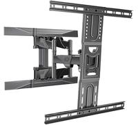 Universal TV Stand & Wall Bracket Full Mot Swivel Tilt Mount for 45-75" TVs Supports Up to 45kg Adjustable Height & Easy Installat Ideal for Living Room & Home Theater