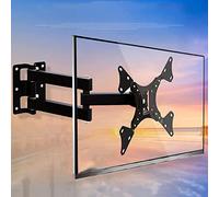Universal TV Stand with Full Motion Swivel and Tilt Wall Mount Bracket for 14 32 Inch Flat Sn TV Holds up to 30kg/44 Lbs Wire Management Included