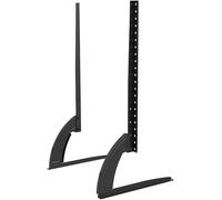 Universal TV Stand with Tripod Bracket and Hanging Shelf, Space-Saving Vertical Mount for LCD TVs, Ideal for Living Room, Bedroom, and Office