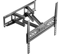 Universal TV Wall Bracket for 32-65 Inches - Extendable TV Wall Bracket up to 45 kg - Wall TV Bracket for Screen with VESA 100x100 - 400x400 / Tilt and Swivel TV Wall Bracket STE644-B Black