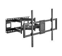 Maclean MC-482 TV Wandhalterung für 60-120" Flach & Curved Fernseher bis zu 120kg Max. VESA 900x600 Schwenkbar, Neigbar und Drehbar, Universal TV Halterung