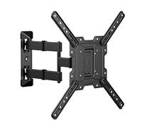 Universal TV Wall Mount Bracket for 26-55 Inch Flat Screen - Adjustable Tilt & Swivel, Heavy-Duty Dual Arm, Easy Installation, Optimal Viewing Angle, Perfect for Home Theater