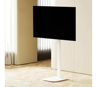 Universal TV Wall Mount & Floor Stand for 32-75 Inch TVs - Height Adjustable, Wire Management, Space-Saving Design - Ideal for Corners & Bedside