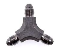 Universal Type AN3 Tee Stainless Steel Engine Hydraulic Brake Hose Fitting Adapter for Car Motorcycle Joint Brake Lines Kit(A)