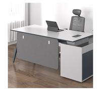 Universal Under Desk Privacy PanelAdjustable Acoustic Office Desk Divider (80160cm) for Enhanced Focus & Privacy Mountable Over/UnderDark Grey 160x40cm