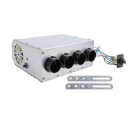 Universal Underdash Heater 12V Fast Heating Frost Removing Winter Automotive Air Defroster with 4 Vents and 3 Speed Switch for Cars Trucks Boats RVs Excavators Harvesters Metal