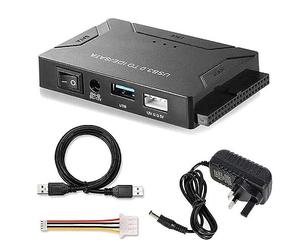 Universal USB 3.0 IDE/SATA Converter 5V/2A External Hard Drive Adapter Tool Set S&Q