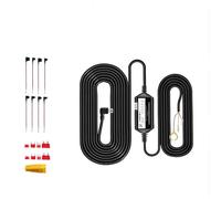 Universal USB-C Dash Cam Acc Hardwire Kit with LED Voltmeter and Adjustable Low Voltage Protection, 11.5ft Multi-Size Hardwire Kit for Dash Camera 24H Parking Monitoring