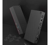 Universal USB-C Dock 13 in 1 USB C Laptop Docking Station for ThinkPad,MacBook,etc Type C Dock with Triple 4K@60Hz,2 DP,HDMI,100W Charging,1000M Ethernet,USB3.0,USB C, 4 USB 2.0,3.5mm Audio Jack,DC