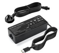 Universal USB C Laptop Charger 65W for Lenovo Thinkpad T16 T14 E16 E14 P14s ThinkBook 14 16 IdeaPad Slim 5, Asus Zenbook Duo UX8406/Zenbook 14 15 OLED/14/S14/A14/S16 Vivobook 14 Flip Type C Power Cord