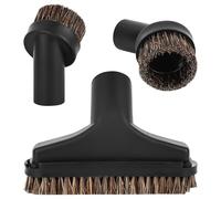 Universal Vacuum Attachments Accessories Sets - 32mm Vacuum Cleaning Attachments 3 Pieces Replacement Brushes Round Crevice Brush Vacuum Cleaner for Car Sofa Home