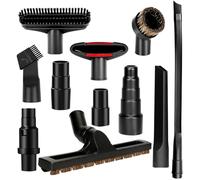 Universal Vacuum Attachments & Brushes Kit - Hardwood Floor Vacuum Brush Head Attachment & Universal Adapter Kit Compatible with Shop Vacs 1-7/8'' 1-3/8'' 1-1/4 Inch Vacuum Accessories Set
