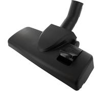 Universal Vacuum Floor Head, 35mm, Low-Profile Design with Wheels, Black