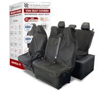 Universal Van Seat Covers - Front & Bench, Small | Heavy Duty Waterproof Seat Covers/Dog Seat Cover Protection with Universal Fit for Front and Rear (Single Double) & Bench
