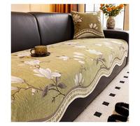 Universal Velvet NonSlip Sofa Slipcover for 15 Seater Sectional/LShaped Couch Stylish Living Room Protector (Style 3 110x180cm)