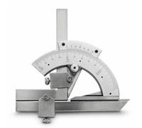 Universal Vernier Bevel Protractor, Stainless Steel 0-320° Range