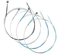Universal Violin Strings Set 4/4 Classic Steel Cores for Beginners | Nickel Plated Ball Head, Easy Identification, Practice Sessions and Music Lessons, Affordable Replacements