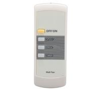 Universal Wall Fan Remote Control Replacement, Multi Functional Portable Compact Wall Fan Remote Controller for Home, 2 AAA Battery Powered(Not Included)