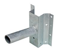 Universal Wall Mount Bracket 42mm Galvanized Steel - 200404