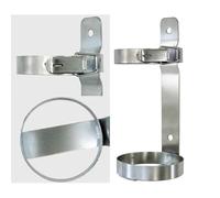 Universal Wall Mount Cylinder Rack with Adjustable Clips and Bases, Secure E Cylinder Holder for Clinics and Home Use