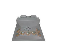 Universal Wall-mounted AC Air Conditioner Evaporator Assembly 12V 24V Unit Compatible With Bus Heavy Duty Truck Van Excavator Tractor(M5-12V)