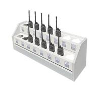 Universal Wall Mounted Walkie Talkie Holder - Durable Two Way Radio Organizer for Professional Use(B 16 bits)