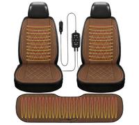 Universal warmth Automotive Seat Covers Winter Seat Covers Full Set Comes with snow shovel The best gift for driver friends in winter,brown-threepiece