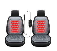 Universal warmth Car Seat Covers Front Seats Winter Car Seat Covers Leather Comes with snow shovel The best gift for driver friends in winter,gray-twopiece