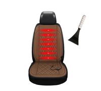 Universal warmth Car Seat Covers Full Set Winter Universal Seat Covers Comes with snow shovel The best gift for driver friends in winter,brown-Onepiece