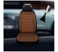 Universal warmth heated car seat cover Winter Waterproof Car Seat Covers Comes with snow shovel The best gift for driver friends in winter,brown-Onepiece