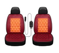 Universal warmth Seat Cover Winter Universal Car Seat Cover Comes with snow shovel The best gift for driver friends in winter,red-twopiece