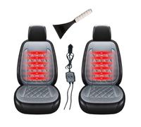 Universal warmth Seat Covers for Trucks Winter Automotive Seat Covers & Accessories Comes with snow shovel The best gift for driver friends in winter,gray-twopiece