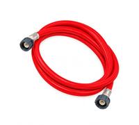 Universal Washing Machine/Dishwasher Long Hot Fill Red Inlet Hose 2.5m | Replacement 2.5M Extra Long Red Inlet Hose Compatible with Bosch, Beko, Hotpoint, Indesit, Samsung, Hoover Washing Machine