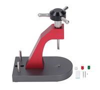 Universal Watch Back Case Opener, Aluminum Alloy Watch Back Remover Tool with Rotating Handle for Battery Replacement and Strap Repair, Includes Polishing Block and Watch