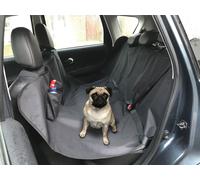 Streetwize - Heavy Duty Pet Back Sear Car Cover, Pet Car Hammock Back Seat Protector - Black, Integrated Toy Pockets (SWPET2)